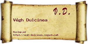 Végh Dulcinea névjegykártya